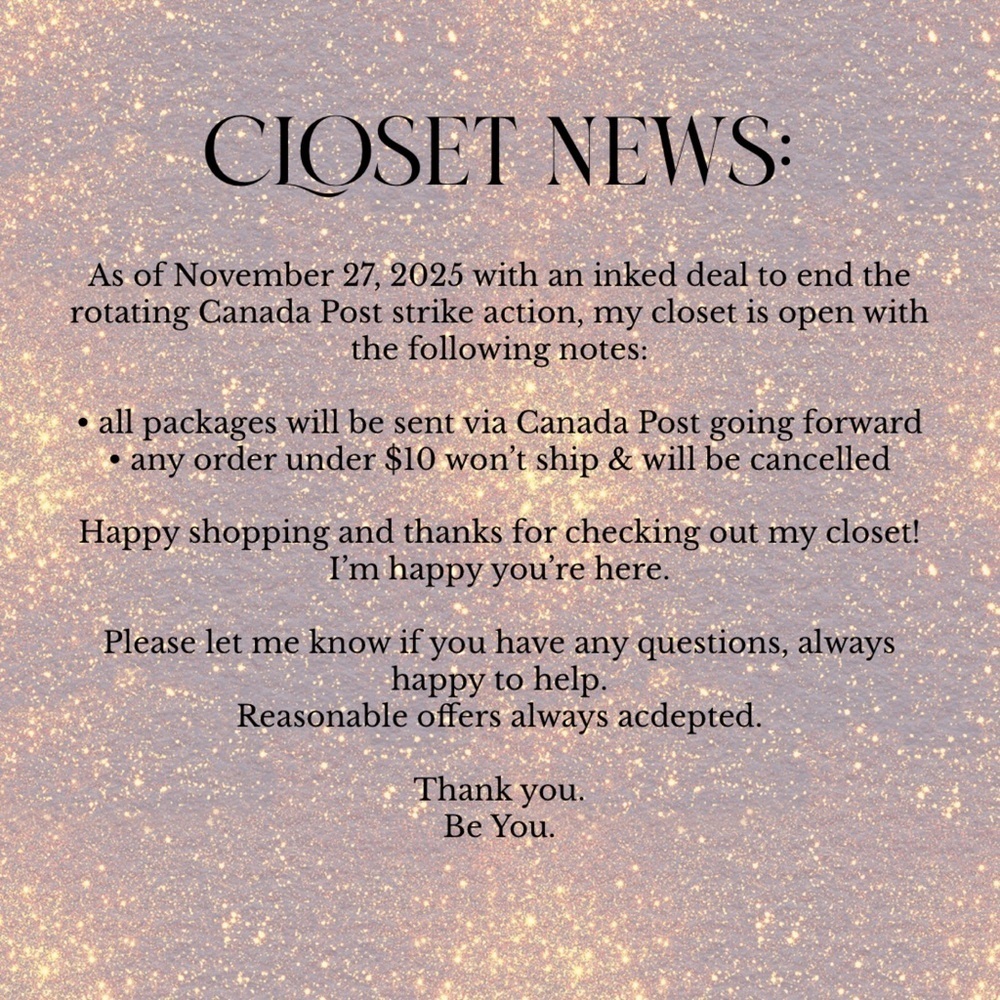CLOSET NEWS | Please read!!!